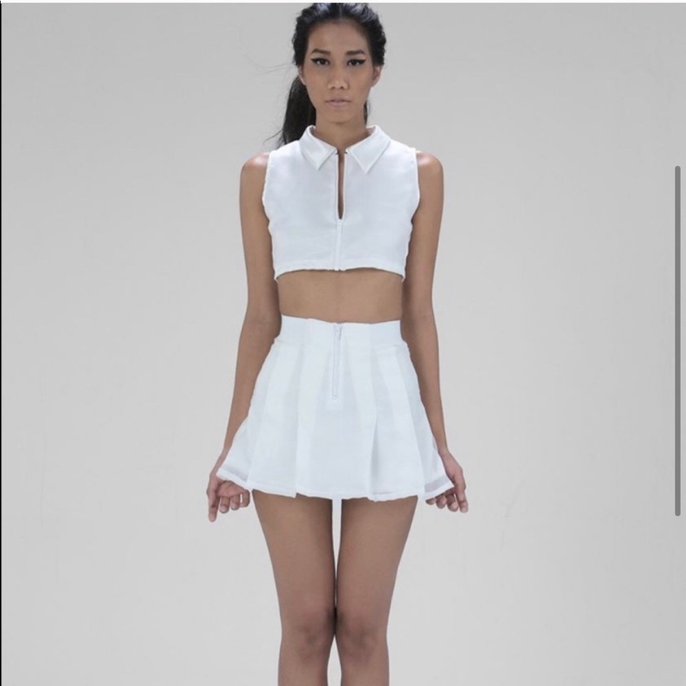 White skort